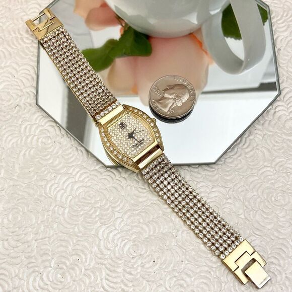 Victoria Weick Beverly Hills Pave Crystal Dial and Bezel Ladies Dress Watch - Picture 9 of 16